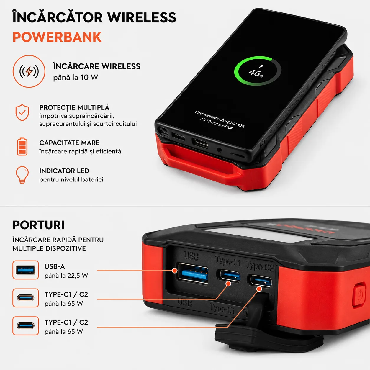 Powerbank portabil Dnipro-M PB-20