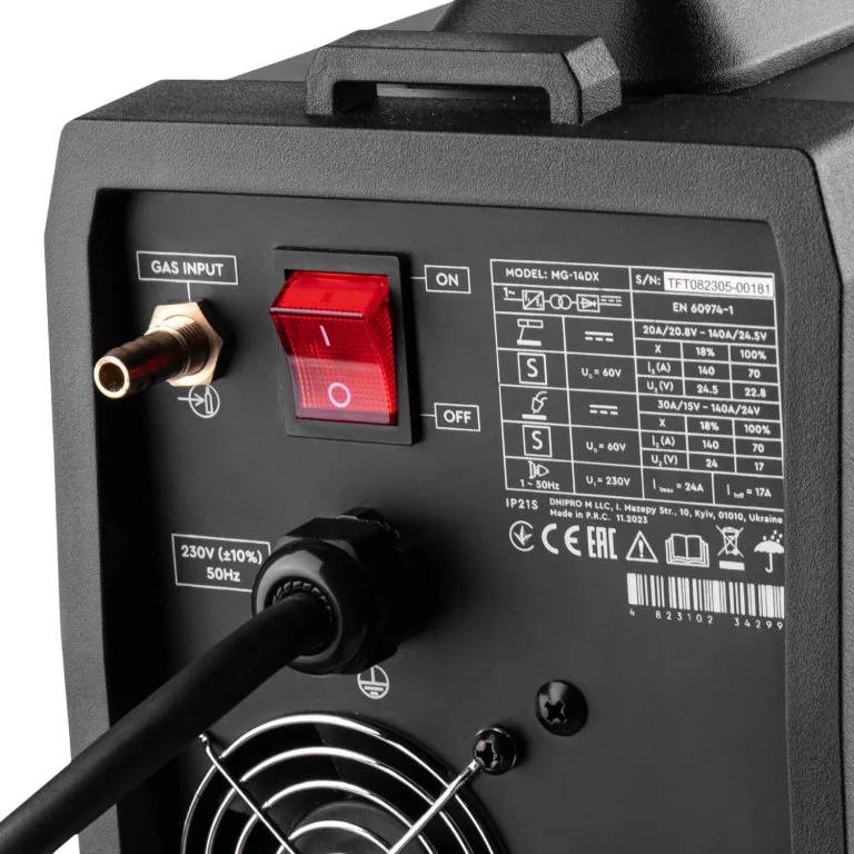 Aparat de sudură semiautomat cu invertor MIG/MMA Dnipro-M MG-14DX — imagine 2