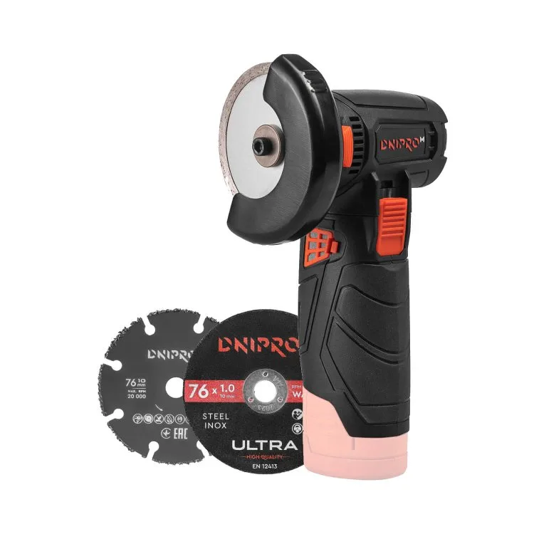 Polizor cu acumulator Dnipro-M CG-12BC Ultra — imagine 4