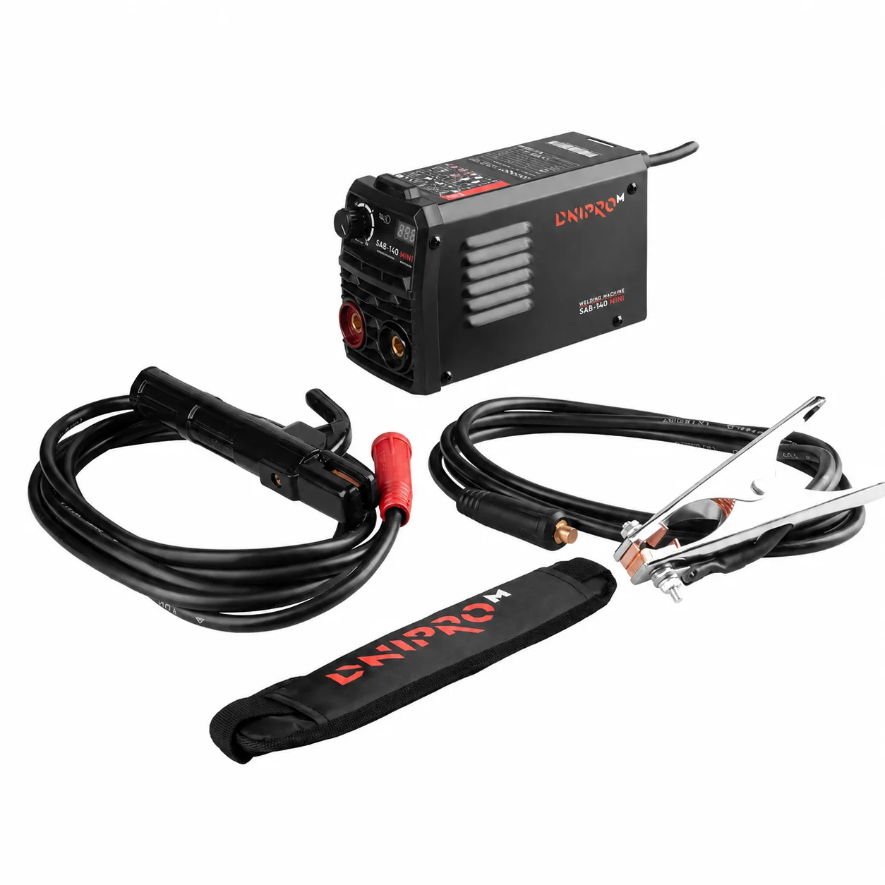 Aparat de sudură IGBT Dnipro-M SAB-14D MINI + Valiză de transport MB-25W — imagine 4