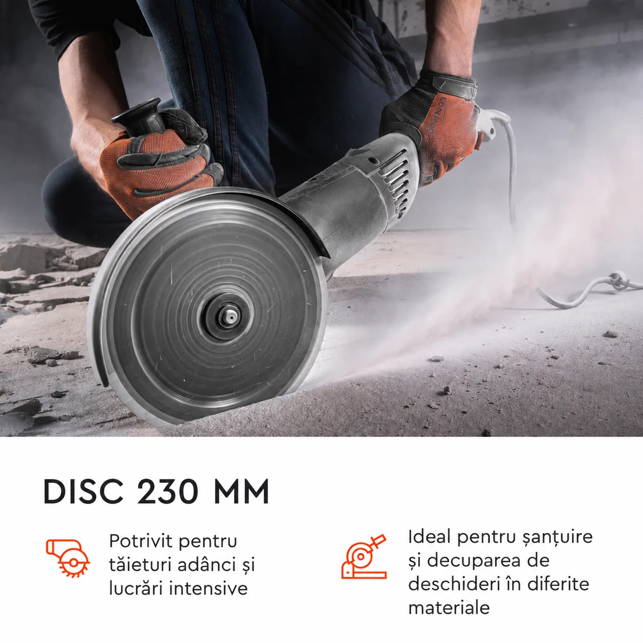 Polizor unghiular Dnipro-M GL-240 — imagine 4