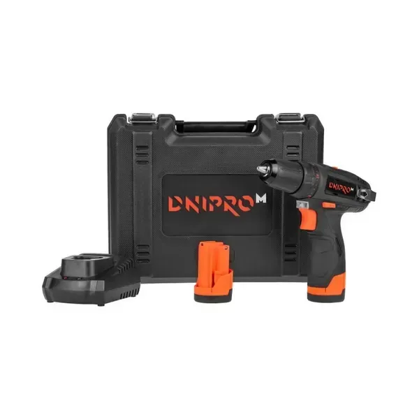 Mașină de găurit și înșurubat cu acumulator Dnipro-M CD-12CX Compact