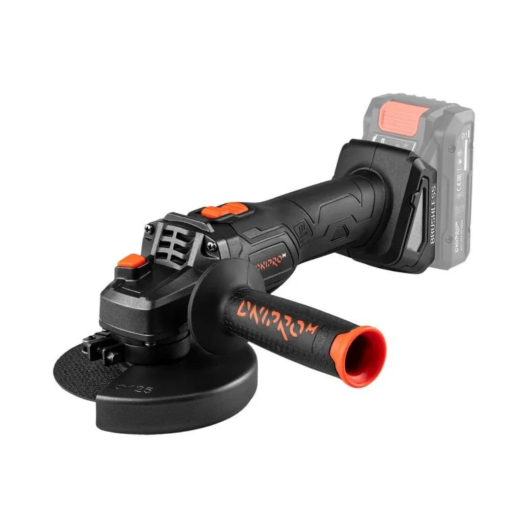 Polizor unghiular cu acumulator Dnipro-M DGA-202SBC, fără acumulator și încărcător — imagine 3