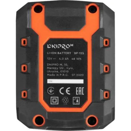 Acumulator DNIPRO-M BP-125, 12 V, 4 Ah, Li-Ion — imagine 2