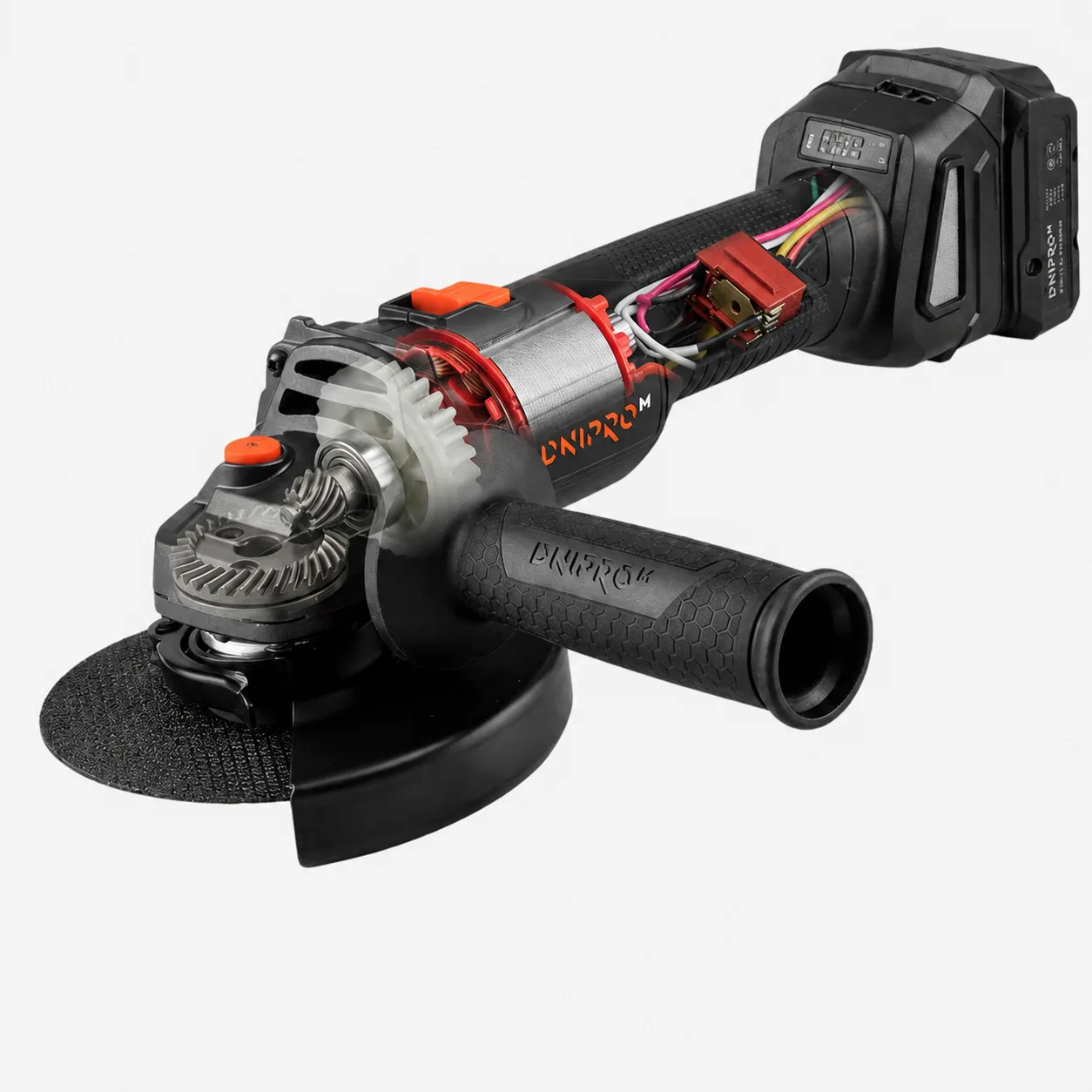 Polizor cu acumulator Dnipro-M DGA-201BC Ultra